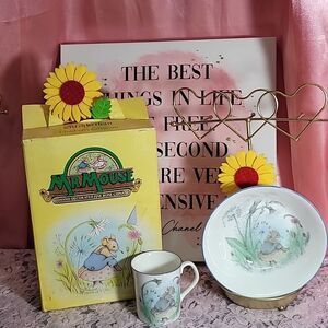 MR MOUSE Hand Decorated  only 2 Pcs